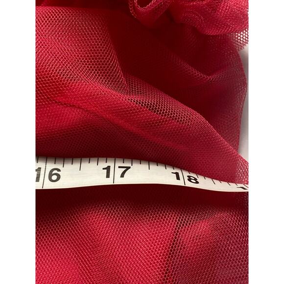 Flying Tomato The Posh Barbie Pink Tulle Coquette Blouse Women's Size Medium - Picture 7 of 9